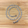Men's Stainless Steel 5.5mm wide Figaro Chain Necklace