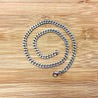 Stainless Steel 5mm wide Curb Link Chain Necklace