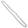 Men's Stainless Steel 7mm wide Curb Link Chain Necklace
