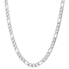 Men's Stainless Steel 9.5mm Figaro Chain Necklace
