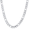 Men's Stainless Steel 11.5mm Figaro Chain Necklace