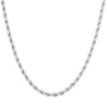 Men's Stainless Steel 6mm Rope Chain Necklace