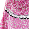 One Size Pink Blossom Loose Adult Prayer Clothes Abaya Gown With Head attached Hijab
