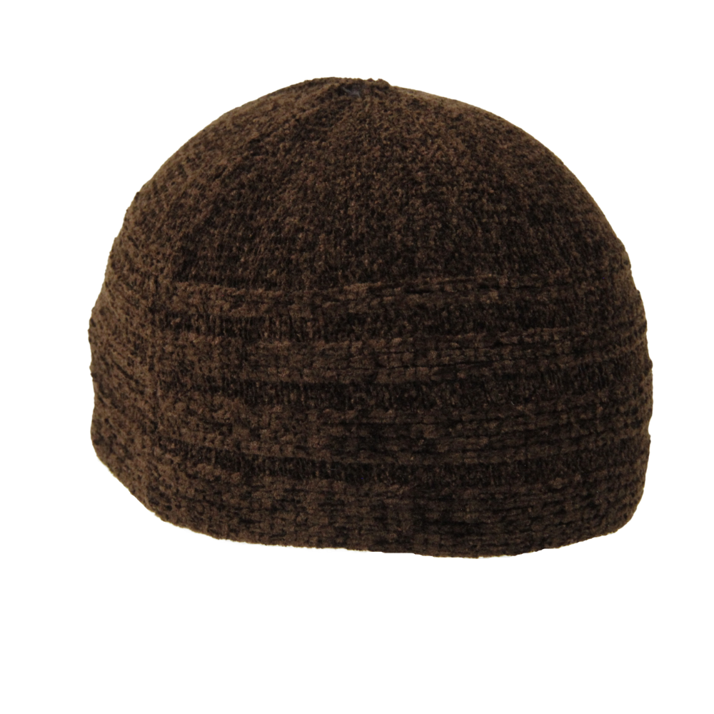 Brown Wool Winter Large Skull Cap Beanie One Size Men s Kufi Hat