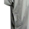 Light Gray V-Neck Short Sleeve Casual Cotton Men's Thobe Arab Robe Dishdasha - Hijaz