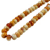99 Count Large Brown Marble Plastic Rosary Prayer Dikr Beads with Sections - Hijaz