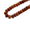 99 Count Large Plain Brown Plastic Rosary Prayer Dikr Beads with Sections - Hijaz