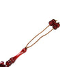 99 Count Circle Garnet Plastic Rosary Prayer Dikr Beads with Sections - Hijaz