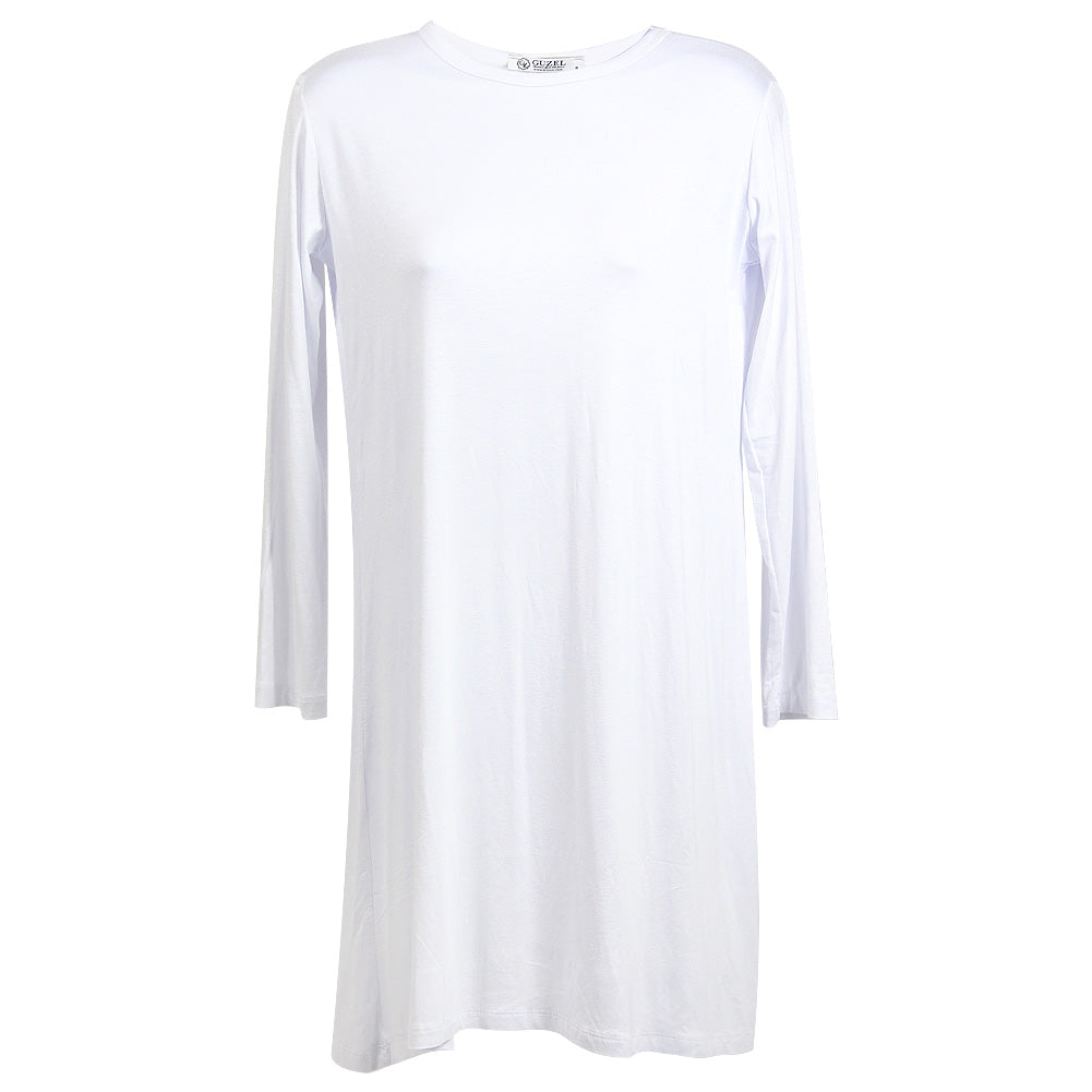 Easy Cap Sleeve Tunic in White main image 0