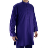 Hijaz Men's Embroidered Midnight Blue Kurta Wrinkle Free Cotton Throbe Short Tunic