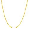 Gold Plated Stainless Steel 2mm Rolo Box Chain Necklace