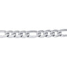 Men's Stainless Steel 9.5mm Figaro Chain Necklace