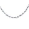 Stainless Steel 4mm Rope Chain Necklace