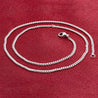 Stainless Steel 2.3mm Curb Chain Necklace