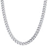 Men's Stainless Steel 9.5mm Curb Chain Necklace