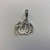 925 Sterling Silver Rhodium Plated CZ Cubic Zirconia Allah pendant