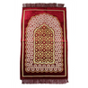 Red Thin Turkish Soft Prayer Mat Sajada Janamaz Muslim Meditation Rug