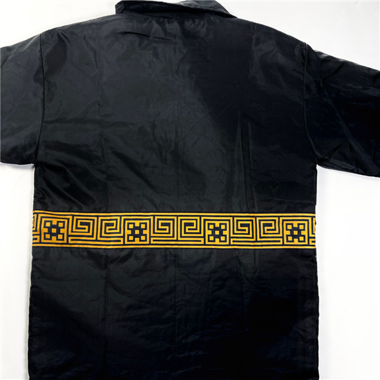 Meander Nightwalker Padded Jacket Retro Patch in Black - Hijaz