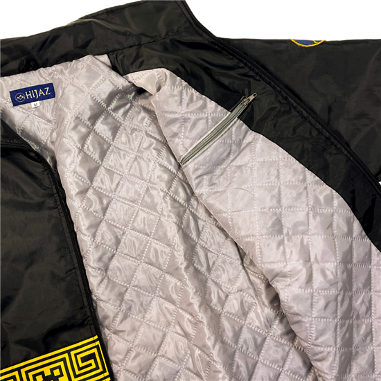Meander Nightwalker Padded Jacket Retro Patch in Black - Hijaz