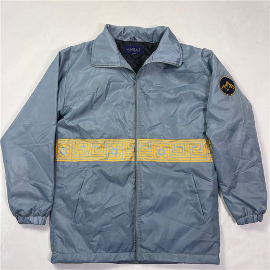 Meander Nightwalker Padded Jacket Retro Patch in Gray - Hijaz