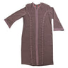 Women's Purple Full Body Embroidery Lavender Abaya Size 4 - Hijaz