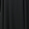 Removable Sheer Shroud and Embroidered Crest Two Piece Black Abaya Size 1 - Hijaz