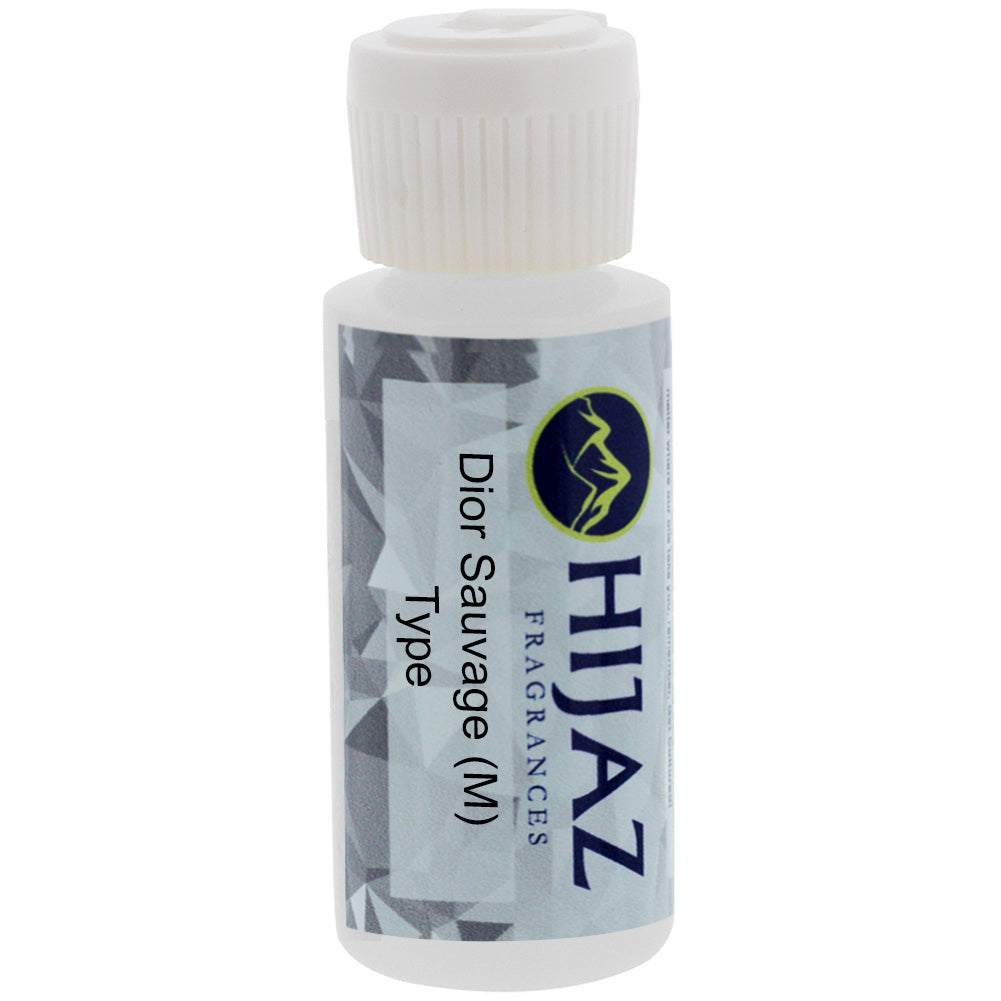 Popular Cologne Impression of Sauvage Type Oil Inspired Fragrance For Men - Hijaz