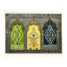 Fancy Thick Three Person Extra Large Family Turkish Prayer Rug Janamaz Sajada - Hijaz