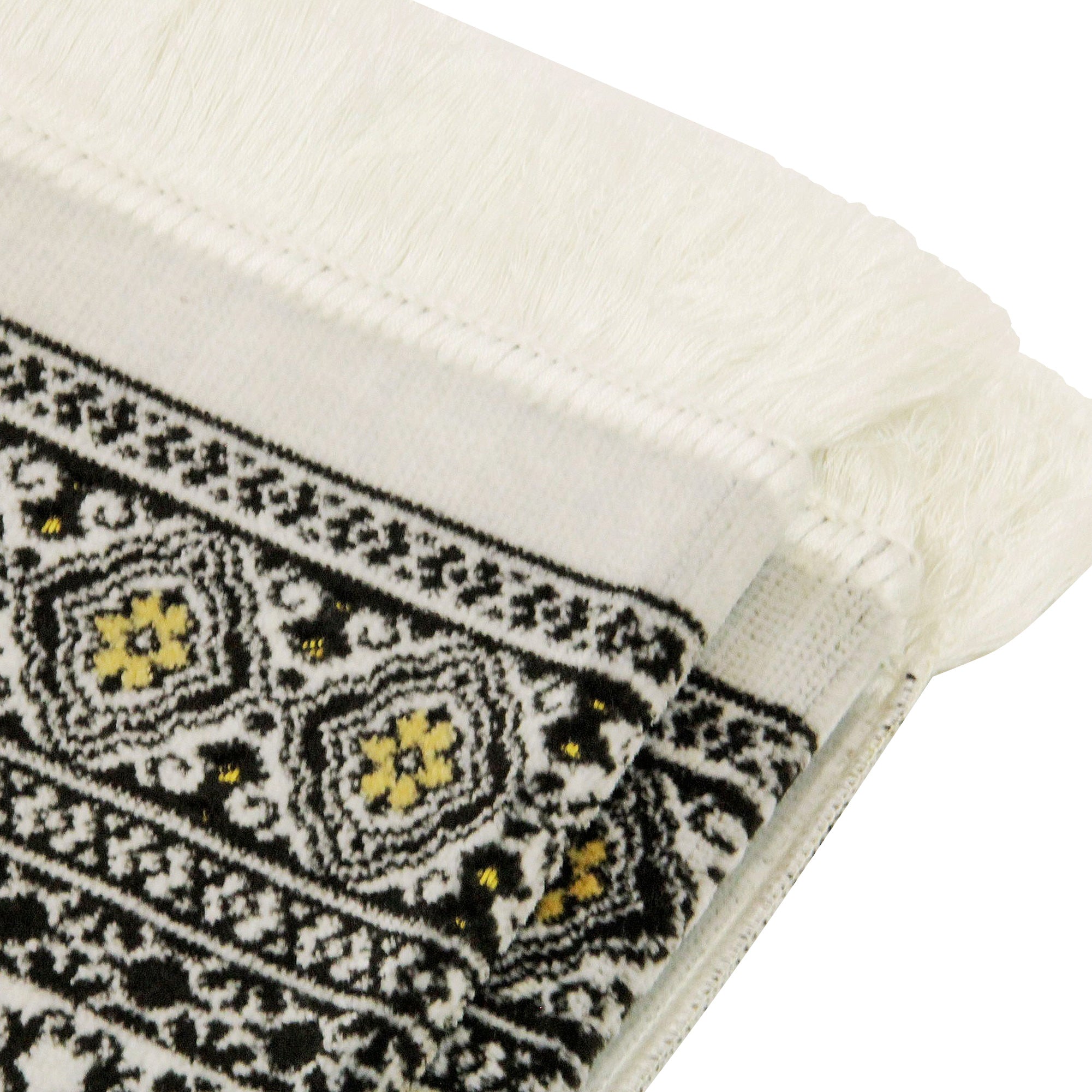 Fancy Thick Three Person Extra Large Family Turkish Prayer Rug Janamaz Sajada - Hijaz