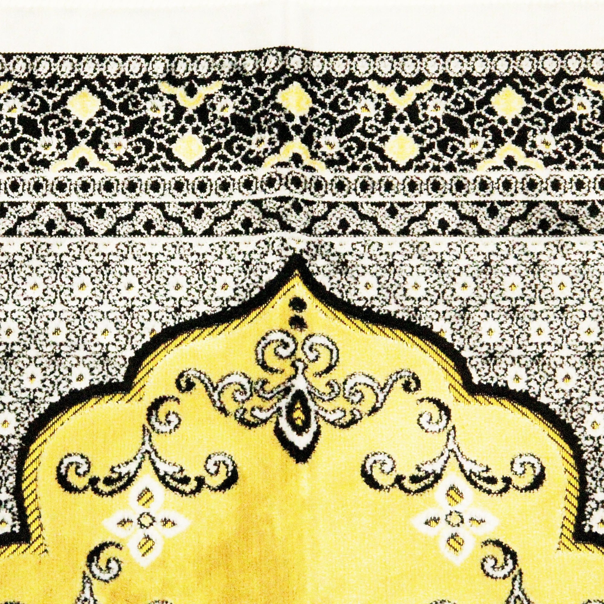 Fancy Thick Three Person Extra Large Family Chandelier Prayer Rug Janamaz Sajada - Hijaz