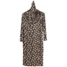 Blossoming Design Girl's Prayer Clothes with Attached Hijab - Hijaz