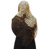 Cheetah Print and Snake Skin Pattern Women's Headscarf - Hijaz