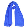 Royal Blue Lightweight Soft Sheer Chiffon Scarf Long Womens Head Wrap Shawl - Hijaz