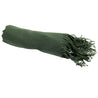 Plain Green Soft Pashmina Scarf Long Women's Shawl Head Wrap - Hijaz