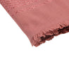 Hot Pink Soft Pashmina Scarf Long Women's Shawl Head Wrap with Stitch Design - Hijaz