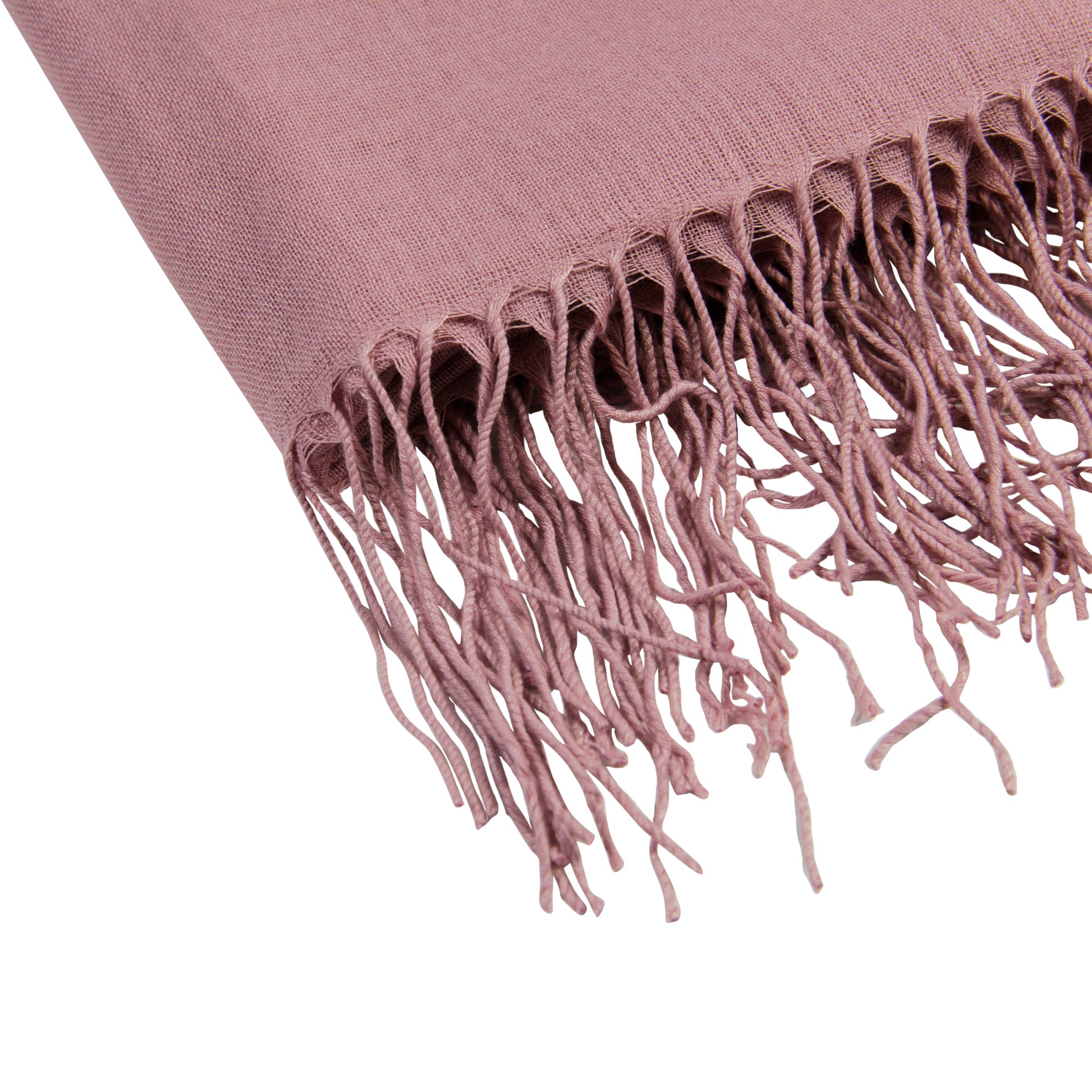 Plain Mauve Soft Pashmina Scarf Long Women's Shawl Head Wrap - Hijaz