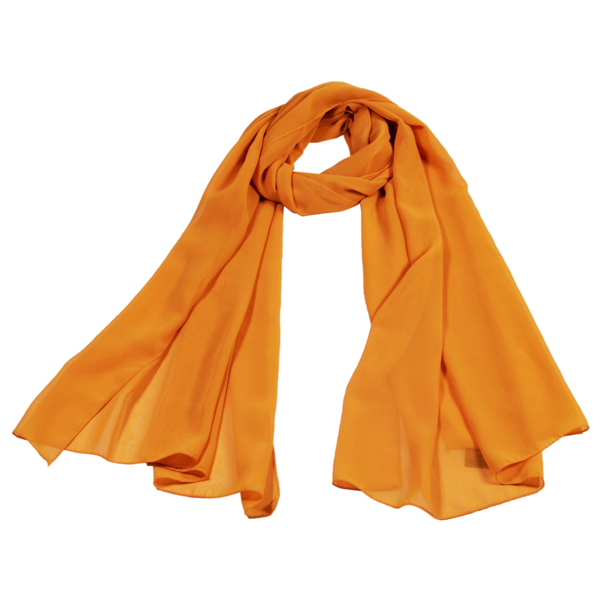 Rustic Gold Breathable Turkish Chiffon Women's Scarf Head wrap Shawl - Hijaz