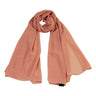 Blush Pink Breathable Turkish Chiffon Women's Scarf Head wrap Shawl - Hijaz