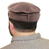 Afghan Rollup Mens Cap Hat with Polyester Inner Lining - Hijaz