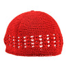(8 Colors) Stretchable Extra Large Stretchable Crochet Beanie Weave Kufi Skull Cap - Hijaz