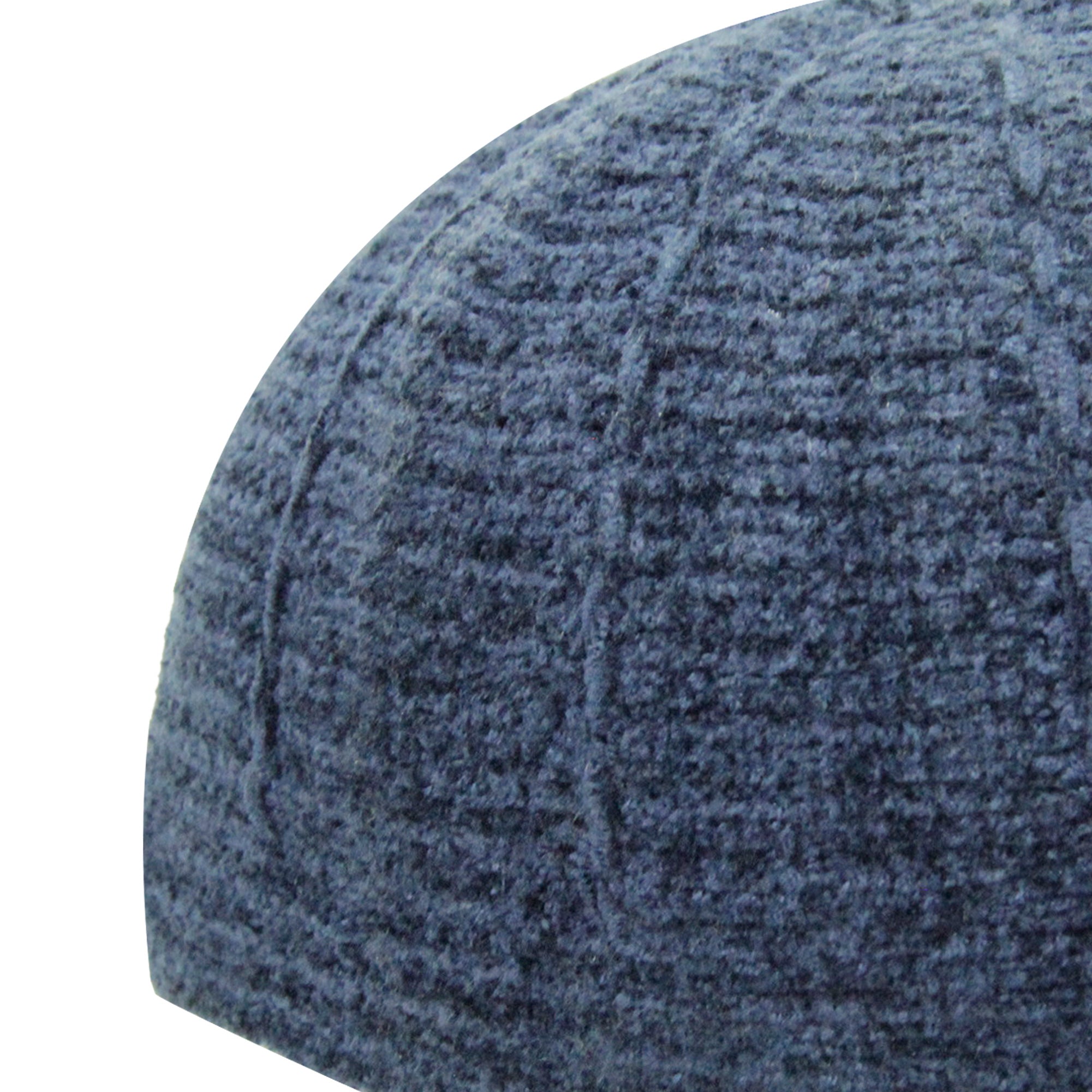 Navy Blue Wool One Size Fits All Winter Kufi Skull Cap Hat - Hijaz