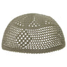Warm Gray Knitted Kufi Skull Cap One Size Fits All Men's Beanie - Hijaz