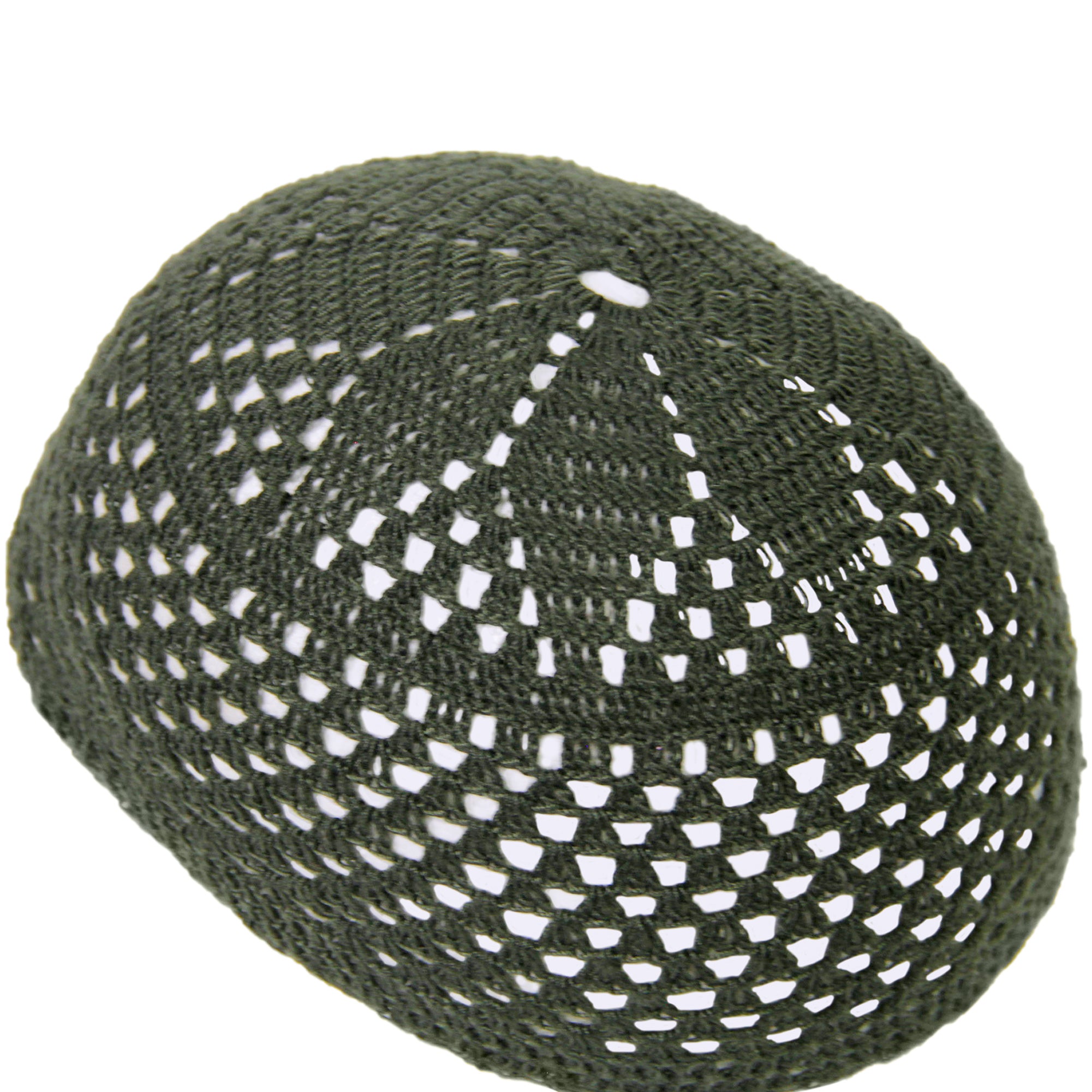 Moss Green Knitted Kufi Skull Cap One Size Fits All Men's Beanie - Hijaz
