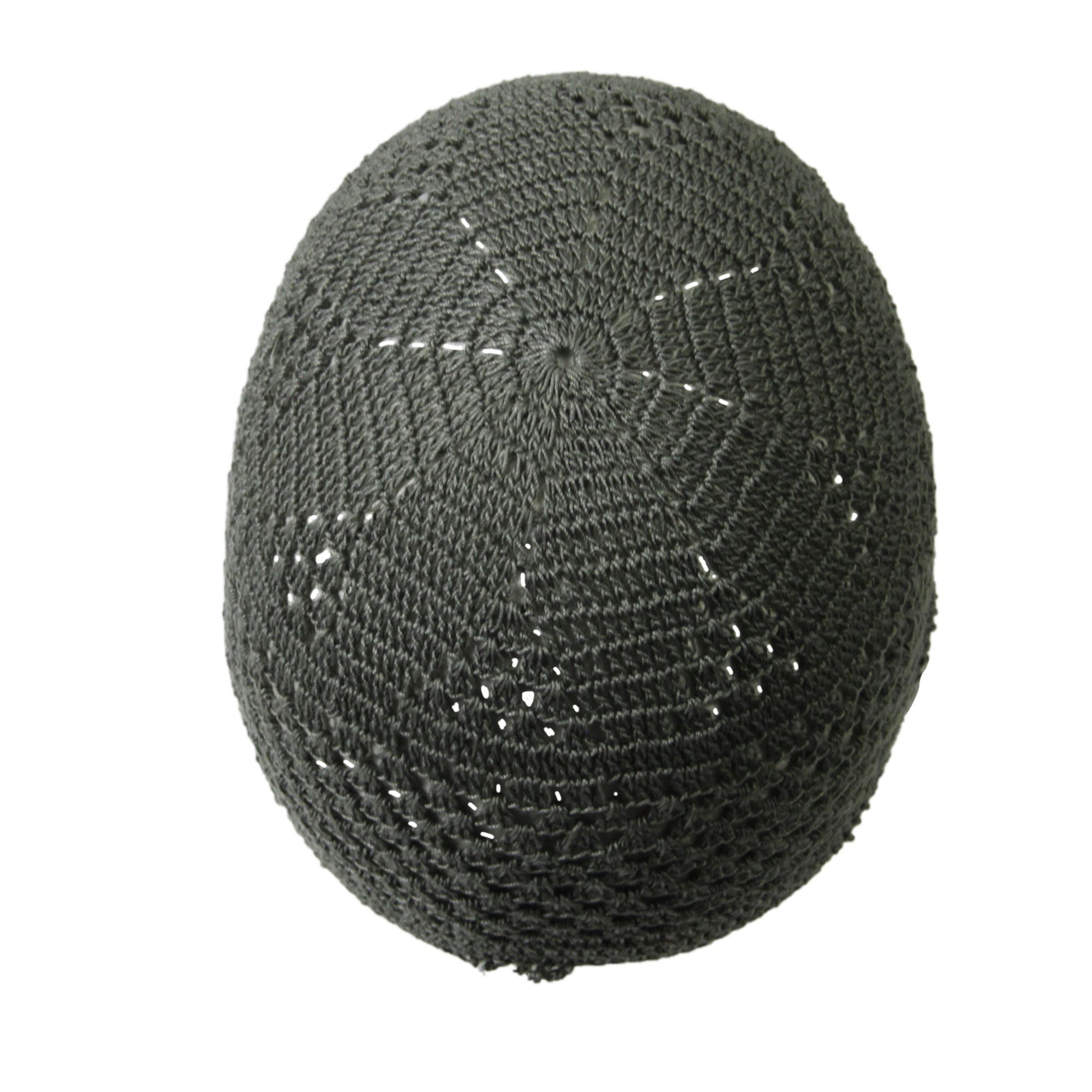 Cool Gray Diamond Knitted Kufi Skull Cap One Size Fits All Men's Beanie - Hijaz