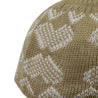 Tan Chevron Pattern Soft Washable Men's Kufi Hat Coofie Beanie - Hijaz