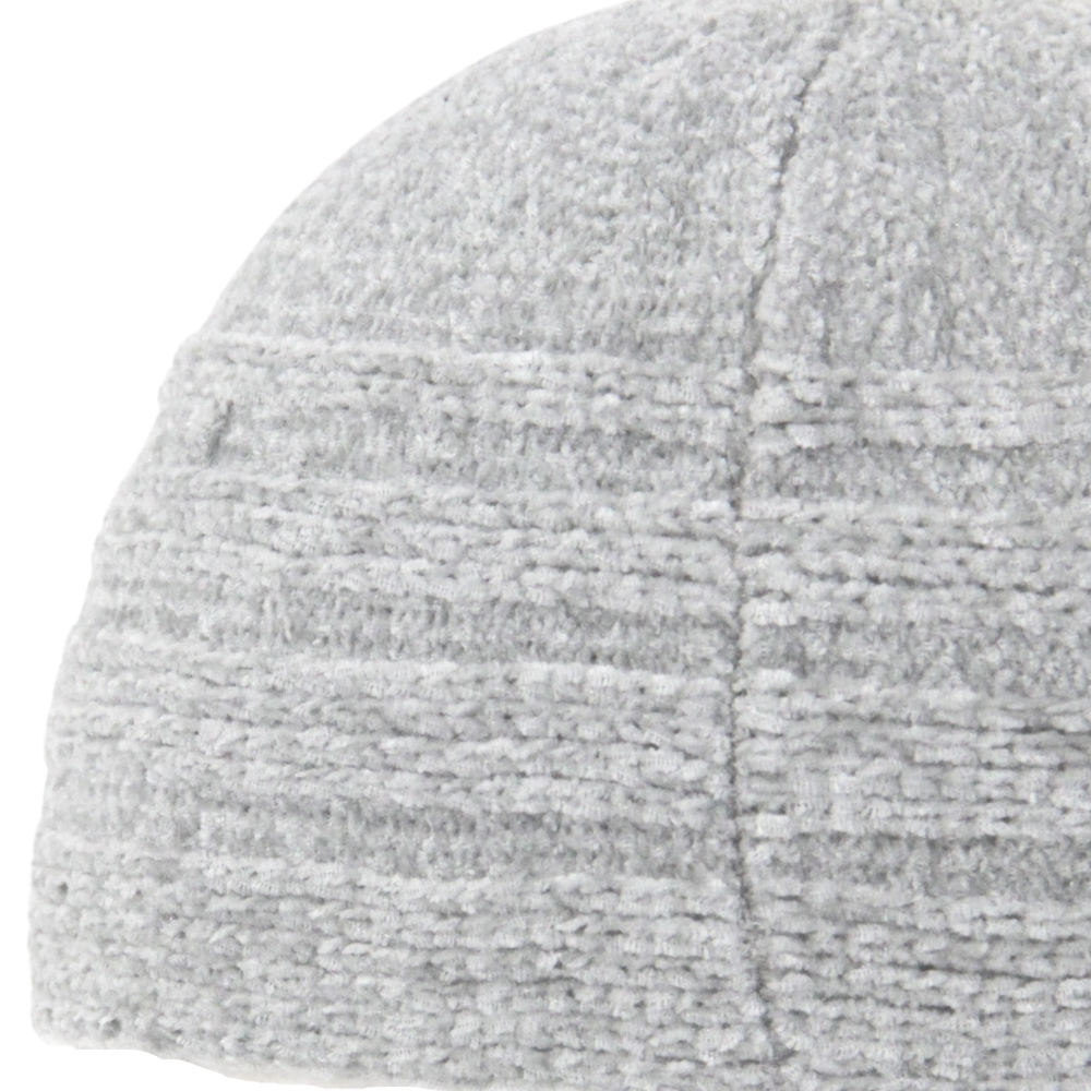 Light Gray Wool Winter Large Skull Cap Beanie One Size Men's Kufi Hat - Hijaz