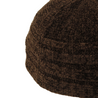 Dark Brown Wool Winter Large Skull Cap Beanie One Size Men's Kufi Hat - Hijaz