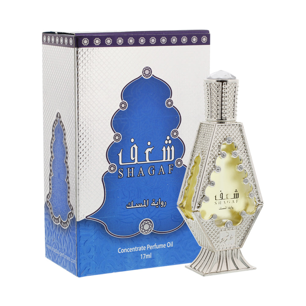 Shagaf Al Misk 17 ml Alcohol Free Men's Concentrated Perfume Oil Attar - Hijaz