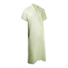 Cream V-Neck Short Sleeve Casual Cotton Men's Thobe Arab Robe Dishdasha - Hijaz