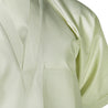 Cream V-Neck Short Sleeve Casual Cotton Men's Thobe Arab Robe Dishdasha - Hijaz